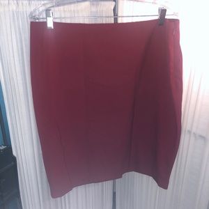 Pencil Skirt from The Limited Size 12 Dark Red CL: 624